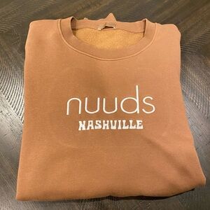 Nuuds Chocolate Nashville Sweatshirt *limited edition*